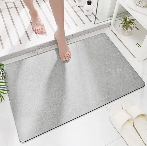 🛁 Alfombra de Baño de Diatomita – Antideslizante, Elegante y Súper Absorbente